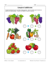 Addition - Fruits and Vegetables