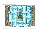 Animal Christmas Maze