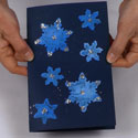 Holiday Card with Snowflakes
