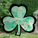 Stained Glass Shamrock