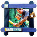 Popsicle Sticks Picture Frame