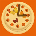 Clock for learning time