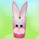 Paper Cup Easter Bunny