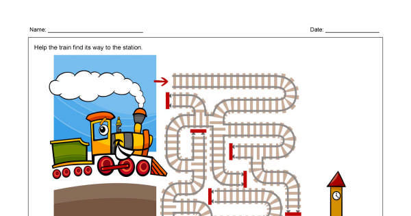 train rail maze