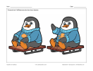 Penguin on a sled