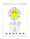 Flowerpot (math and colouring)