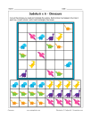 Dinosaurs Sudoku 6x6